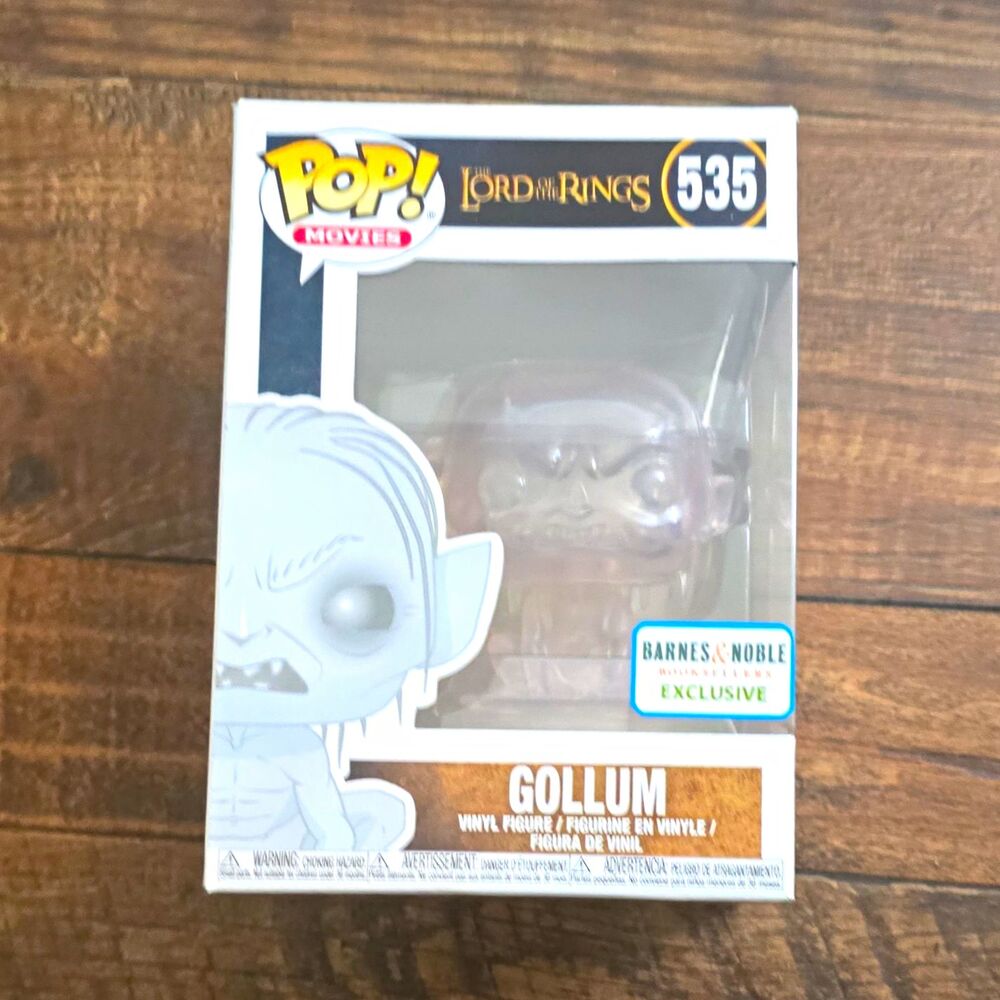 Funko Pop! Movies: LOTR - Gollum Clear Vinyl Figure #535 Barnes & Noble